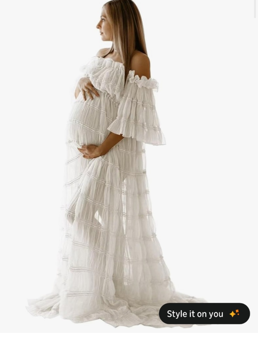 Maternity shoot gown